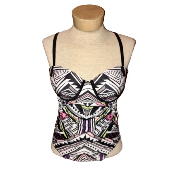 Ekouaer Other - Ekouaer Geometric Print One Piece Bathing Suit S